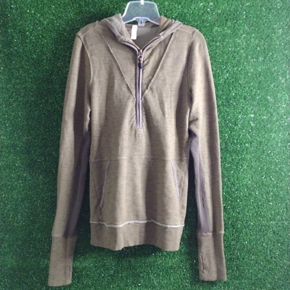 Free people movement half zip hoodie